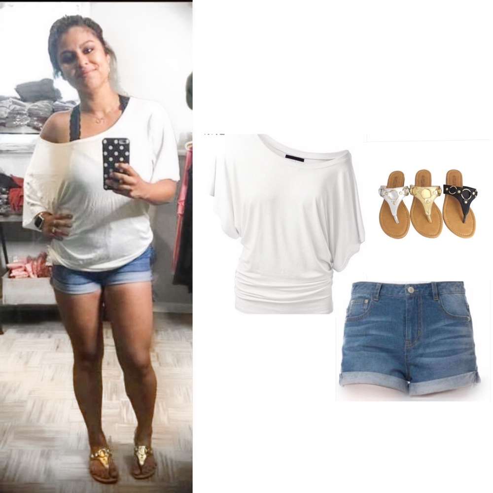 Cuffed Denim Daisy Duke Short Shorts
